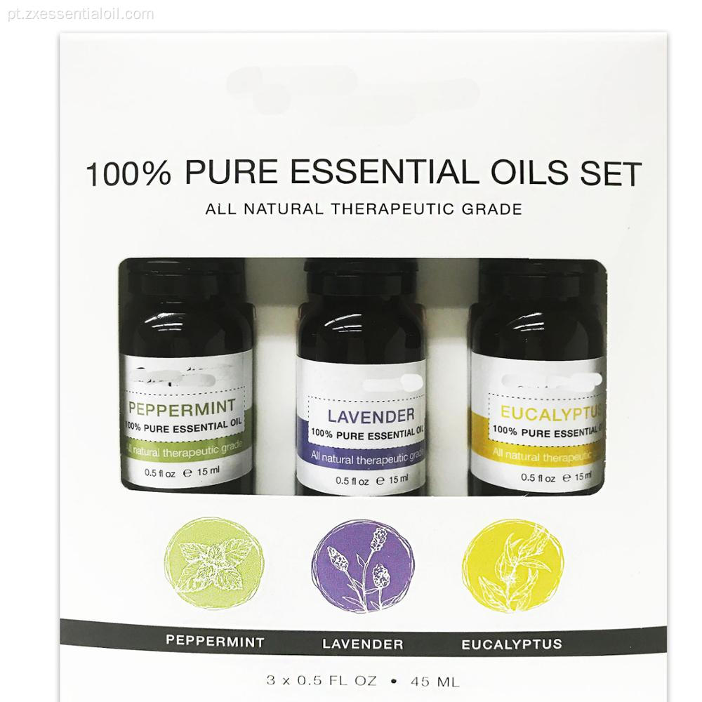 OEM top 3 Therapeutic Grade essential oil  set