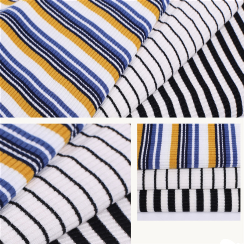 Customized Rib Knitting Coarse Needle Fabric For Ladies.