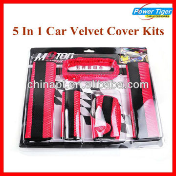 5 In 1 Car Velvet Cover Kits