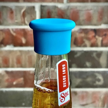 Einfach zu reinigende Silikonweinstopper und wiederverwendbare Flaschenkappen