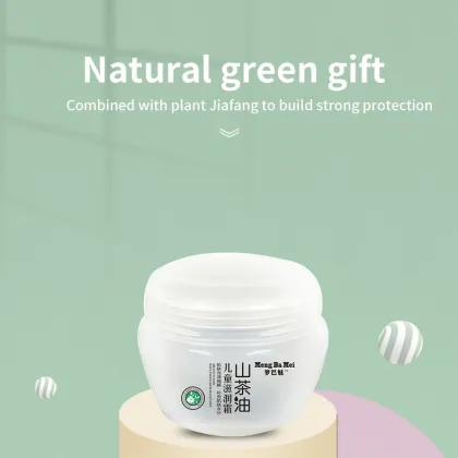 Natural Camellia Oil Safe Moisturizer Children Face Cream