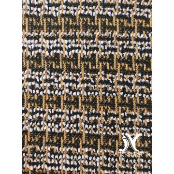 Plaid Jacquard Sweater Fabric