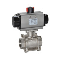 double acting actuated pneumatic control ball valve