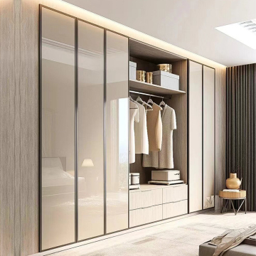 Meubles de chambres modulaires en bois modernes: placards de conception personnalisés et armoires