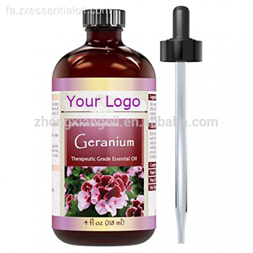 روغن ضروری Geranium Label را سفارشی کنید