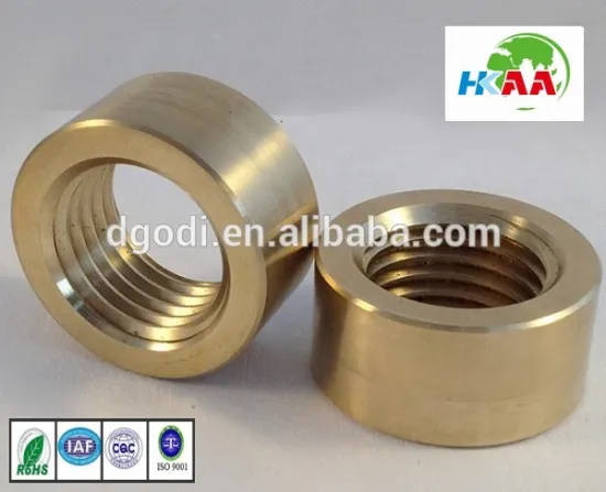 Hot sale copper machined part/cnc machining brass motor shaft sleeve