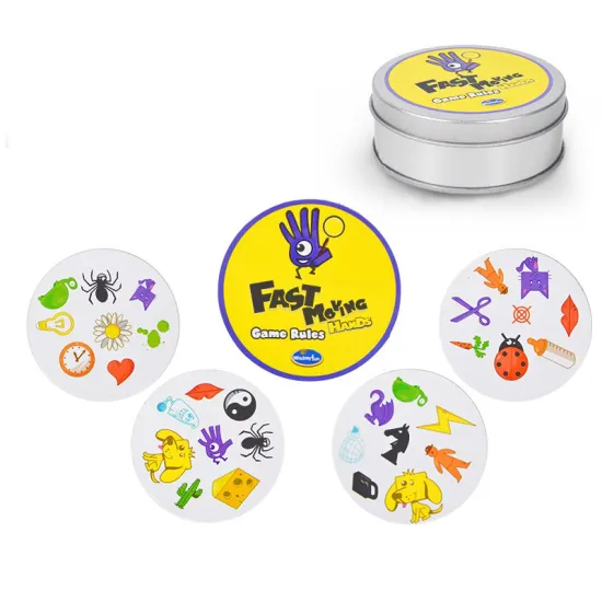 Intelligent Toys: DollarToy's Spot It Cards - A Fun and Engaging Board Game and Desktop Toy