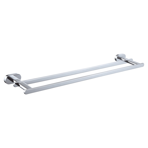 Brass Bathroom Accessories Modern Double Towel Bar In Chrome For Bathroom Factory