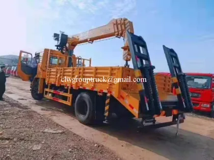 Dongfeng 8 ton hydraulic truck xcmg crane