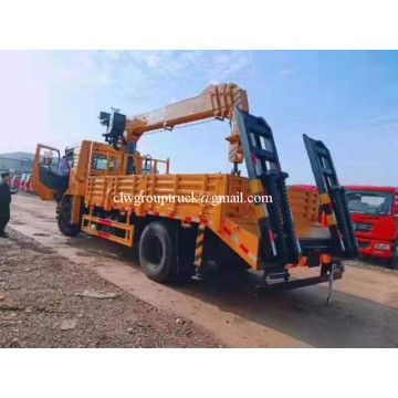 Dongfeng 8 ton truk hidrolik xcmg crane