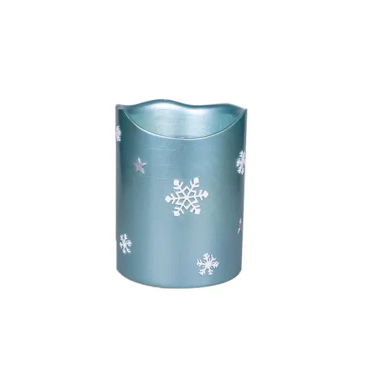 Table Fountain Candle Snowflakes