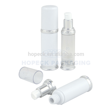 Round PETG airless bottle, fashion cosmetic bottle with cutomized pantone color