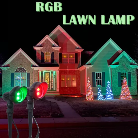 Outdoor Waterproof Stainless Steel Low Voltage RGB LED Landscape Lighting for Garden Lawn and Fence