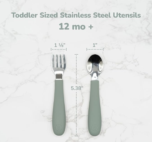 Silicone knife and fork