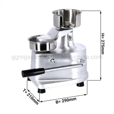 Manual Hamburger Patty Forming Machine Bake Meat Former Meat Pie Maker