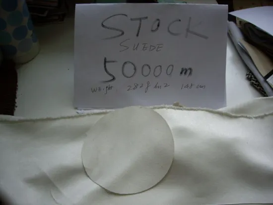 suede fabric stock