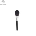 Synthetic Hair Makeup Brush With Shiny Black Color