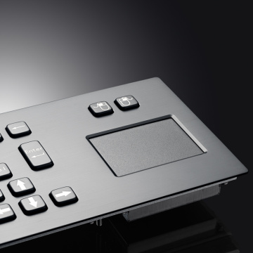 Black panel mounted Metal keyboard