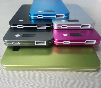 Power Bank with Multi Colors+ LED Torch 4300mAh