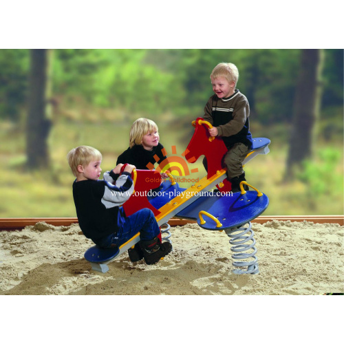 Playground Equipment Plastic Animal Springs For Kindergarten