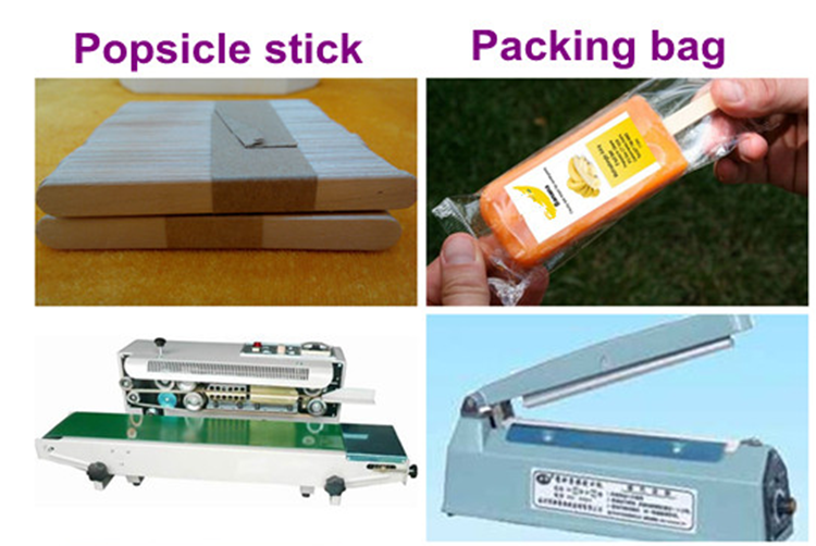 Hochwertiger Eis Lutsch Stick Eis am Stiel Maschine Weiches Eismaschine Eis am Stiel China