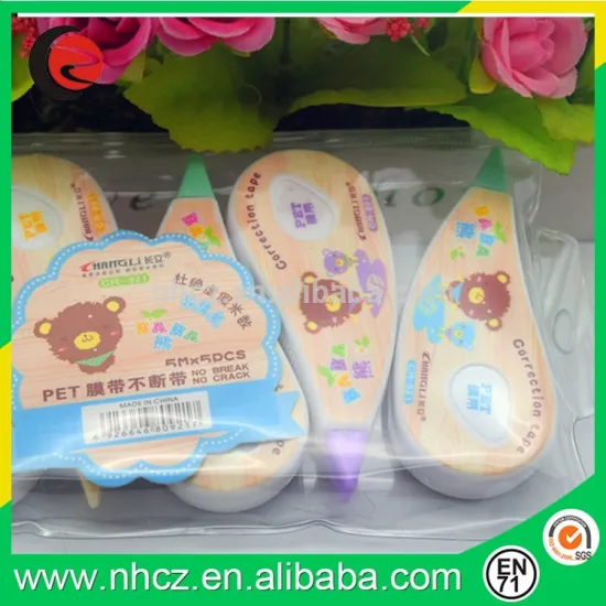 Cartoon correction with genuine tape