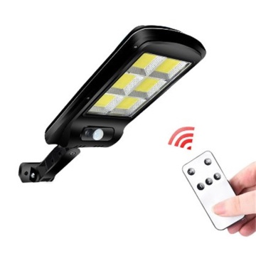 Waterproof Outdoor Motion Sensor LED Street Lamp with COB Technology and Solar Panel