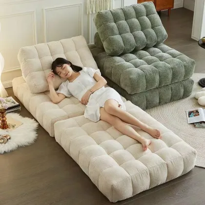 Compact Living Solutions: Waffle Sofa Bed - Ideal for Small Apartments, Bedrooms & Living Rooms