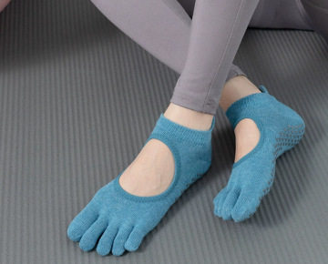 Wholesale Custom Logo Anti-Slip Cotton Knit Low Cut Summer Gym Yoga Pilates Grip Socks