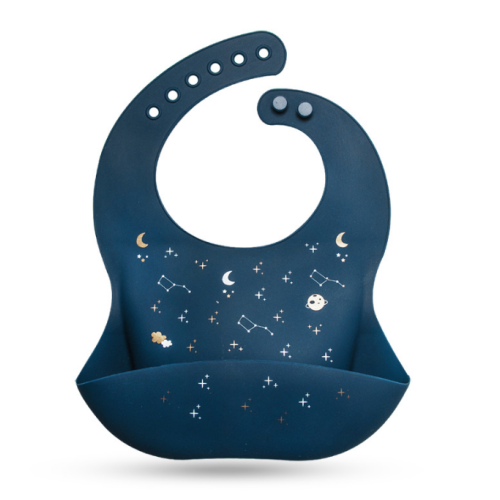 3d stor tusensköna design silikon baby bib