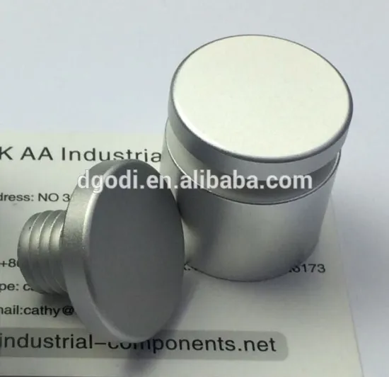 dongguan factory 304 316 stainless steel sign glass standoff hardware