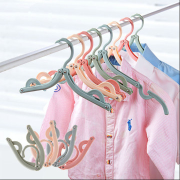 Wholesale Portable Travel Plastic Folding Hanger - Multi-functional Non-Slip Drying Rack for Clothing & Dress