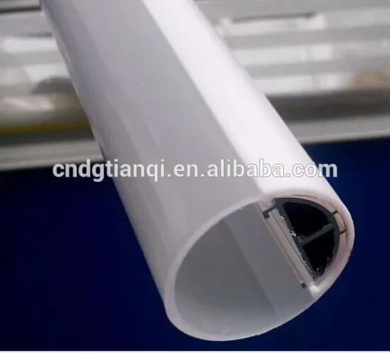 T8 Double Color Full PC Cover For LED Tube