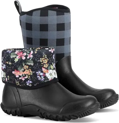 Durable Mid-Calf Rain Boots