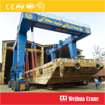 Bootafhandeling Tyred Crane