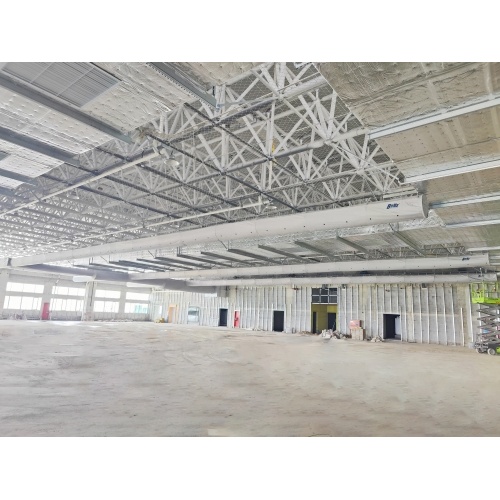 Fabric Air Ducts in the Comprehensive Training Hall