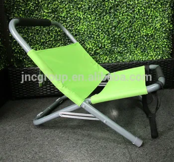 Small size folding chair with iron frame