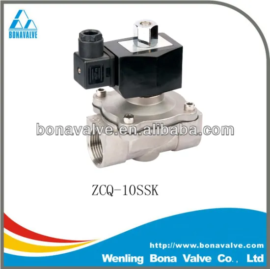 Nomally Open Stainless Steel Solenoid Valve / water valve (ZCQ-10SSK)