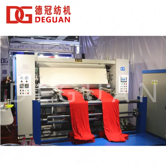 DG DEGUAN Cotton Tubular Fabric Heat Setter / Vertical Calender / Textile Finishing Machinery