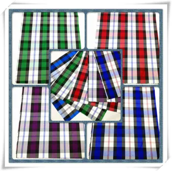 Hot sale yarn dyed polyester cotton check design Shirt fabric