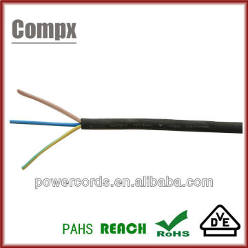 VDE H07RN-F Rubber Power Cord