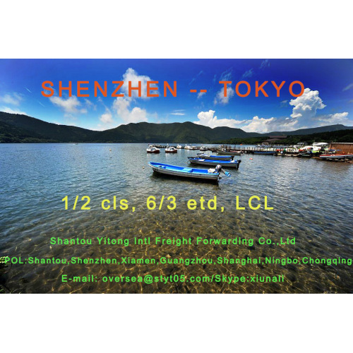 Consolidação de LCL transporte de Shenzhen para Tóquio
