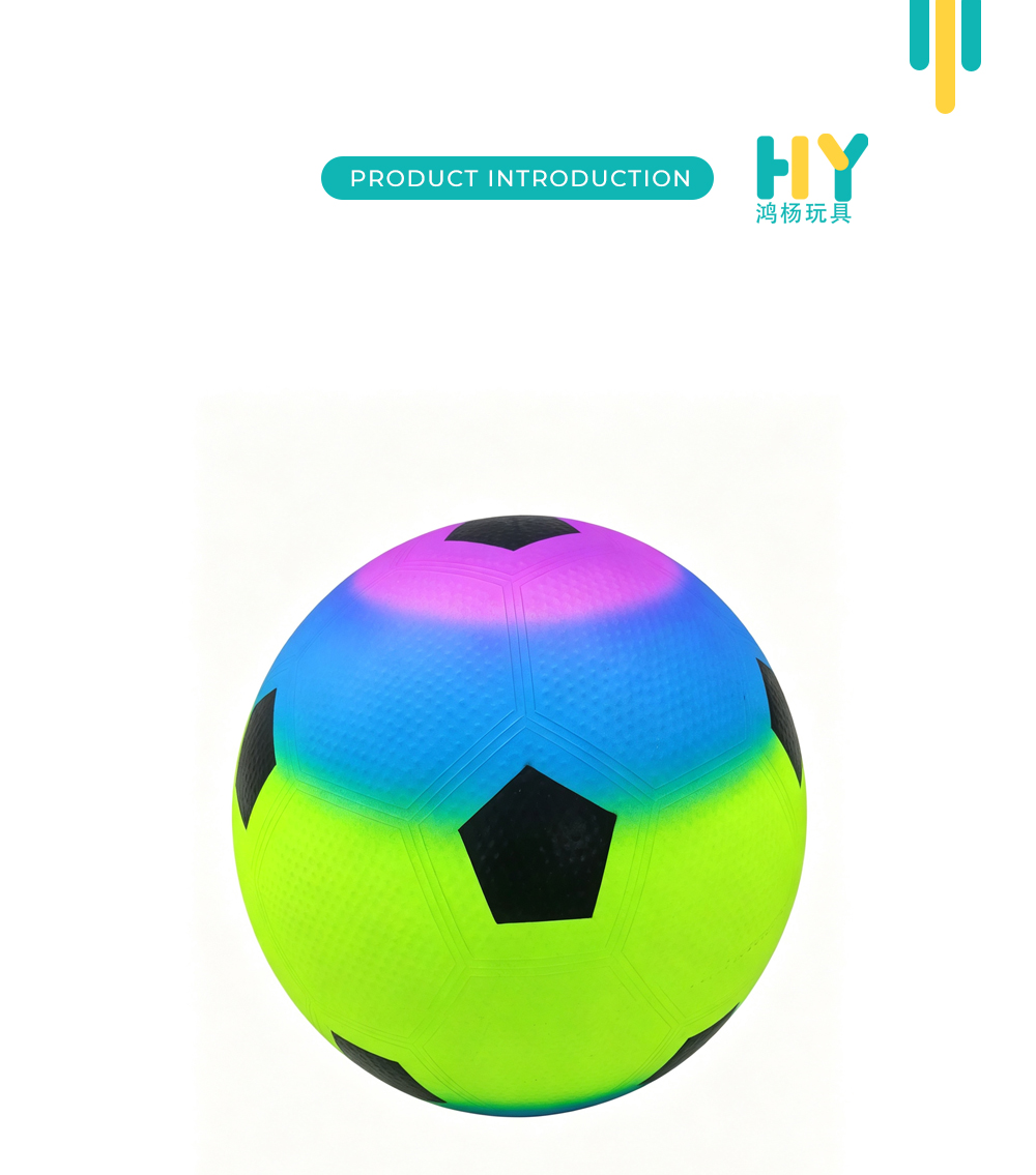 Multi Hue Football Grain Outdoor Inflatable Ball X