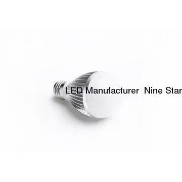 E27 5W LED Bulb Lamps Fins Heat Dissipation