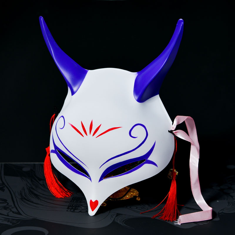 Chinese Fox Spirit Half Face PVC Mask