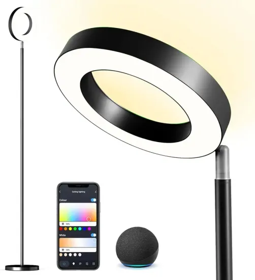 Smart RGB CW WiFi LED Standing Corner Lamp for Living Room: New Arrival