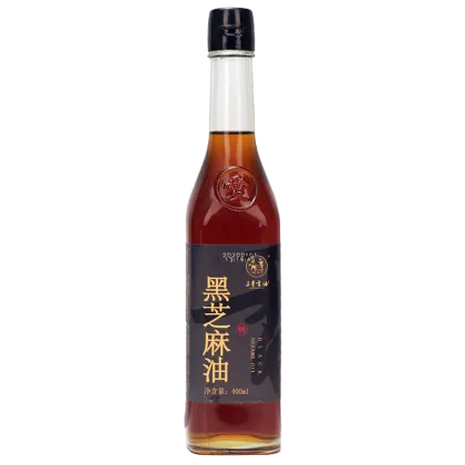 Black sesame oil pure black sesame seeds oil cooking oil seasoning sesame oil