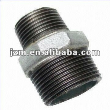 Nipple,1/2*2 In, NPT, Galvanized, Malleable Iron