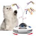 Brinquedos de gatinho de gatinho de gatinho eletrônico automático com rolo 2 faixas bola