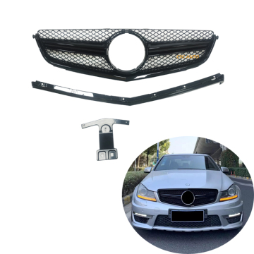 C-Class C63 Front Bumper Grille for Mercedes-Benz W204 C63 AMG (2012-2014)